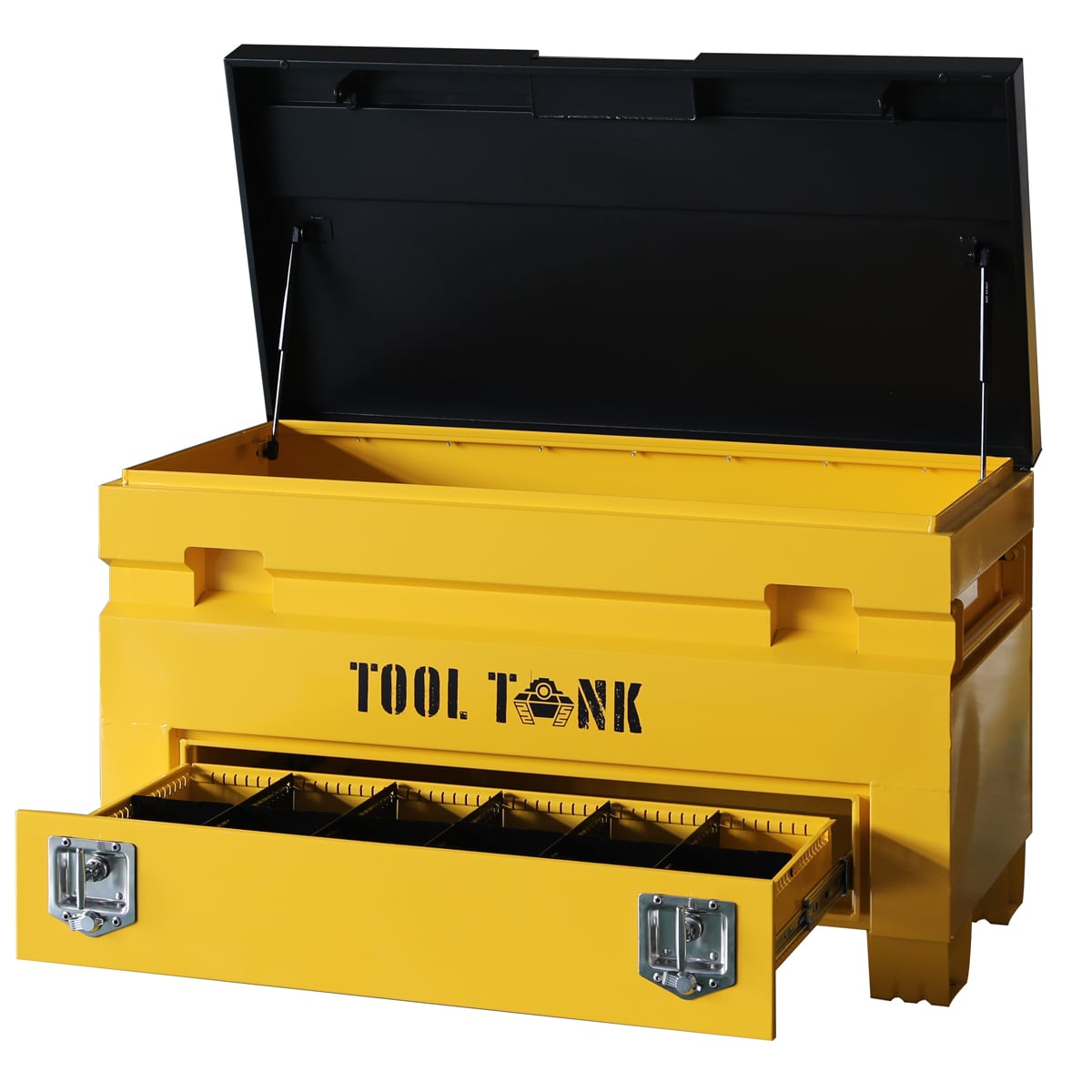 Tool Tank 48in Van & Site Security Vault Box With Drawer